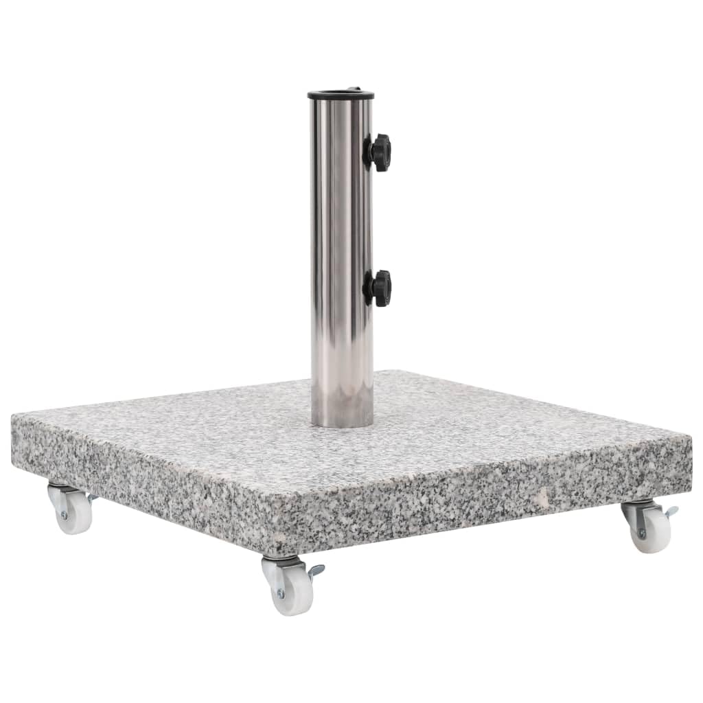 Foto 4 pulgar | Base De Sombrilla De Granito Vidaxl Robusta Con Tubo De Acero Inoxidable - Venta Internacional.