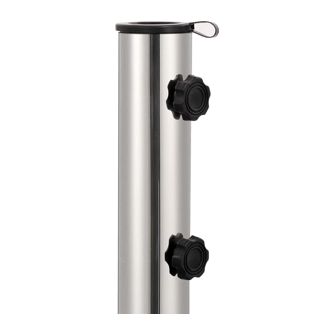 Foto 5 | Base De Sombrilla De Granito Vidaxl Robusta Con Tubo De Acero Inoxidable - Venta Internacional.