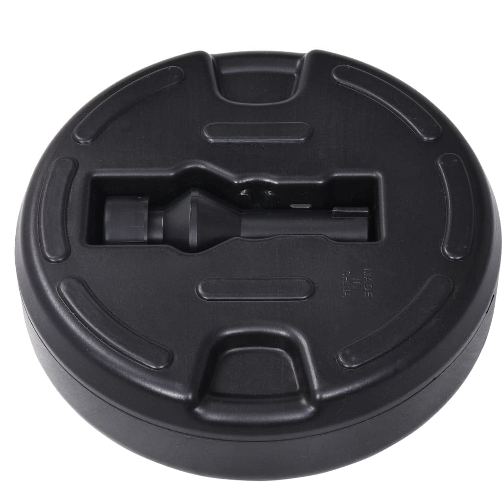 Foto 5 pulgar | Base Redonda Vidaxl Para Paraguas Exterior  Resistente  Negra - Venta Internacional.