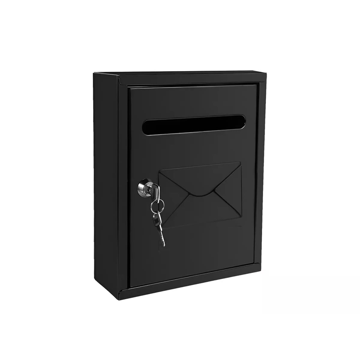 Buzón Hogar Cartas Correo Decoracion Exterior Casa Y 2 Llave Eo Safe Imports Esi-13196 Negro $549