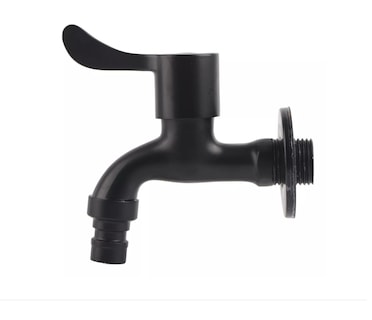 Foto 1 | Grifo De Agua Para Jardín Grifo De Montaje En Pared Negro Xtellar