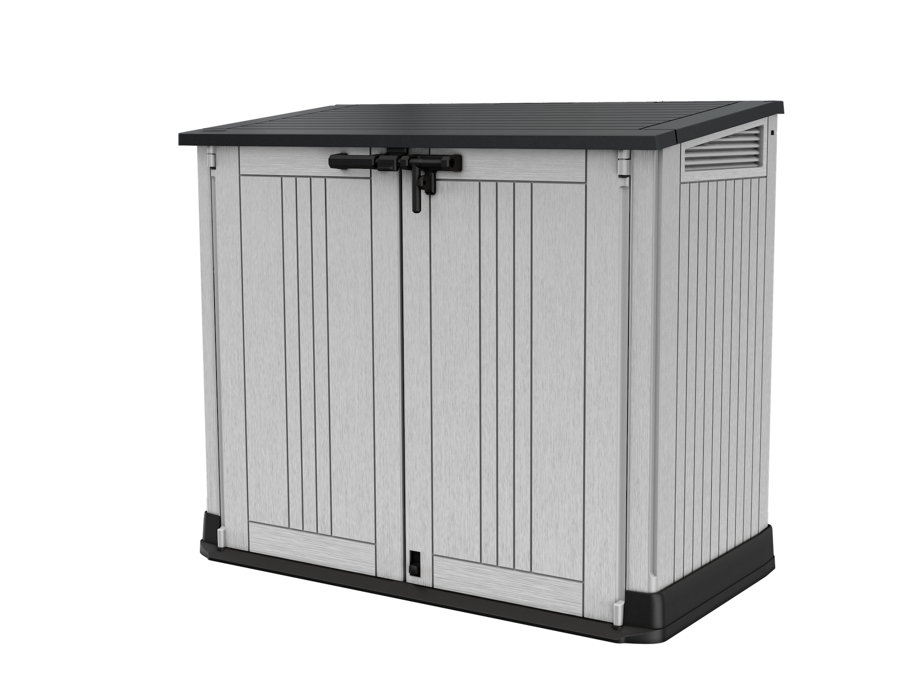 Cobertizo Prime 880 Litros 71.5 X 132 X 113.5 Cm Color Gris Textura Madera
