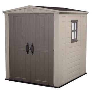 Foto 1 | Deposito Exteriores Factor 6x6 Pies 178x195x208 Cm (doble Puerta) Color Beige / Topo