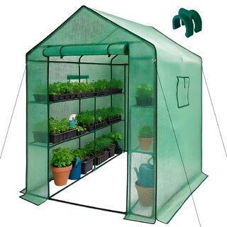 Foto 1 | Invernadero Portátil Elly 3 Niveles Con Cubierta Y Estacas Para Jardín O Interior