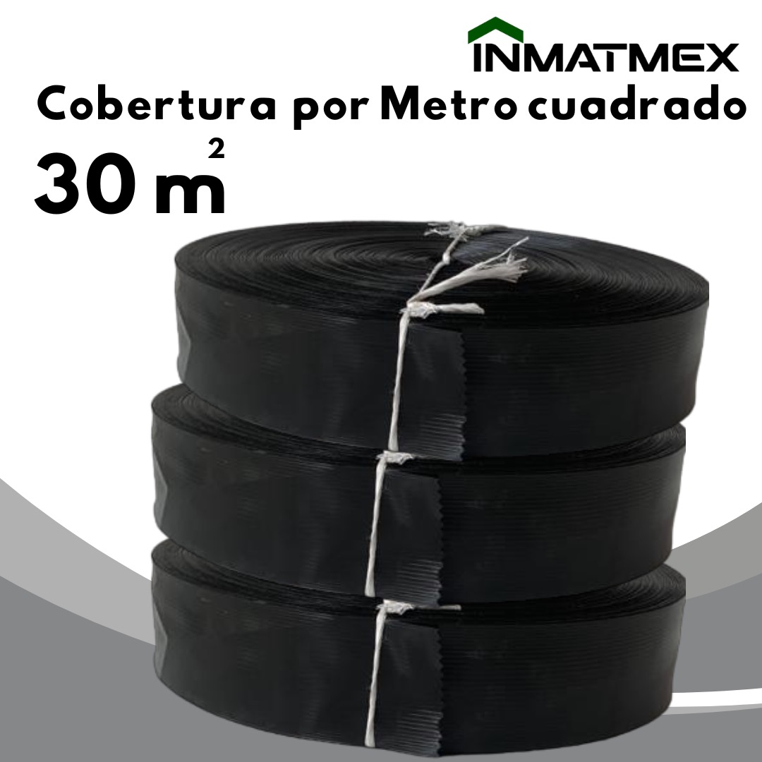 Foto 2 | Cinta Rompevientos Inmatmex color Negro 30 M