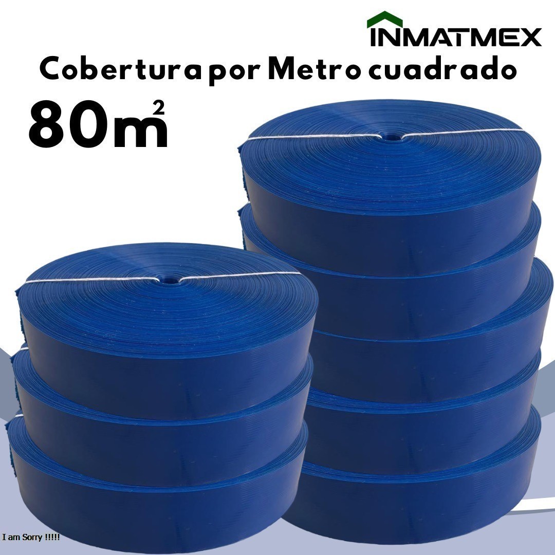 Foto 3 | Cinta Rompevientos Inmatmex color Azul 80 M