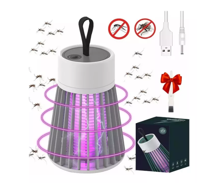 Llámpara Portátil Usb Mata Insectos 127v/220v Color Blanco Wünd