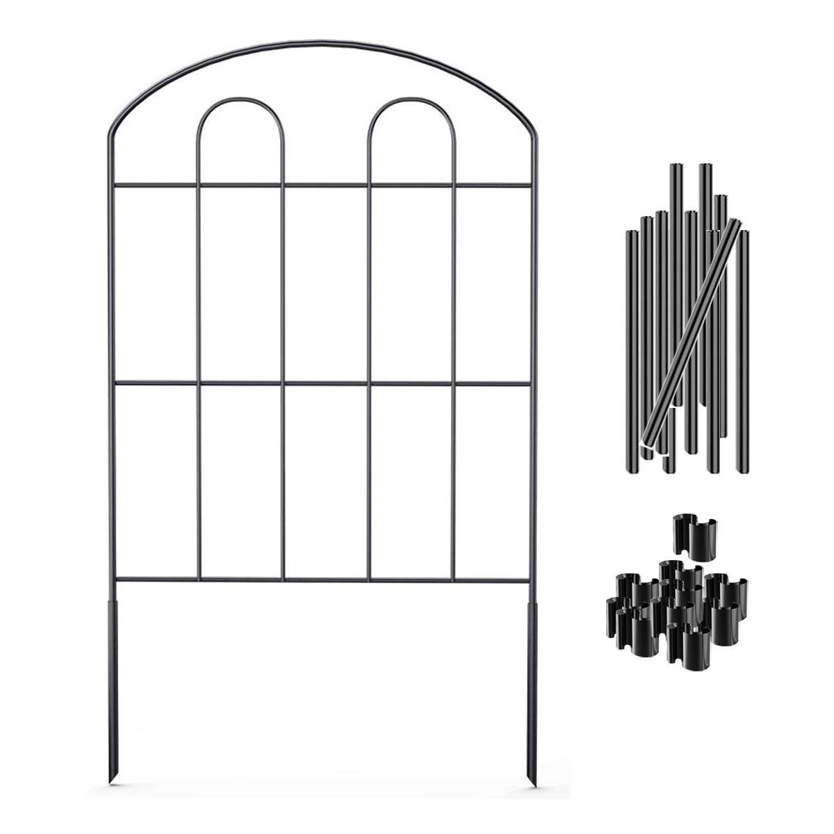 Foto 3 pulgar | Kit de 10 Vallas Decorativas para Jardín Diseño Doble Arco
