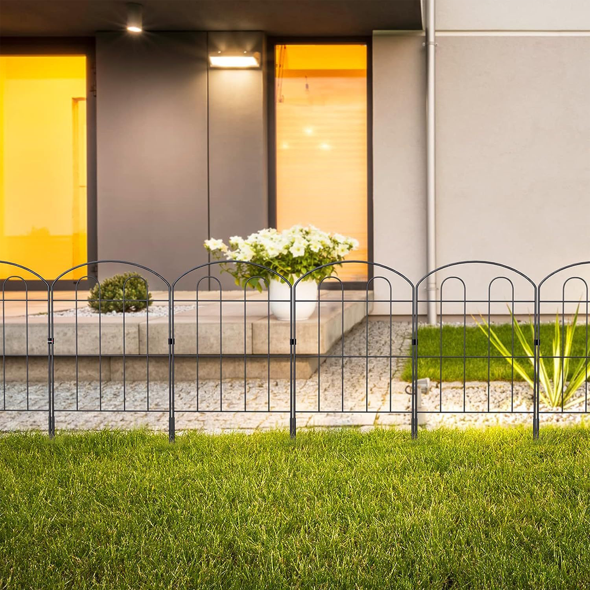 Foto 4 pulgar | Kit de 10 Vallas Decorativas para Jardín Diseño Doble Arco