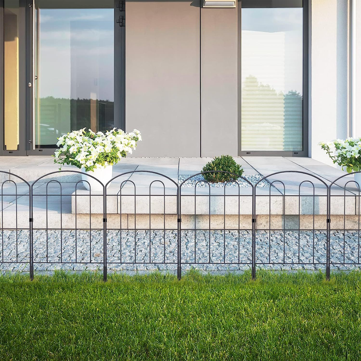 Foto 5 pulgar | Kit de 10 Vallas Decorativas para Jardín Diseño Doble Arco