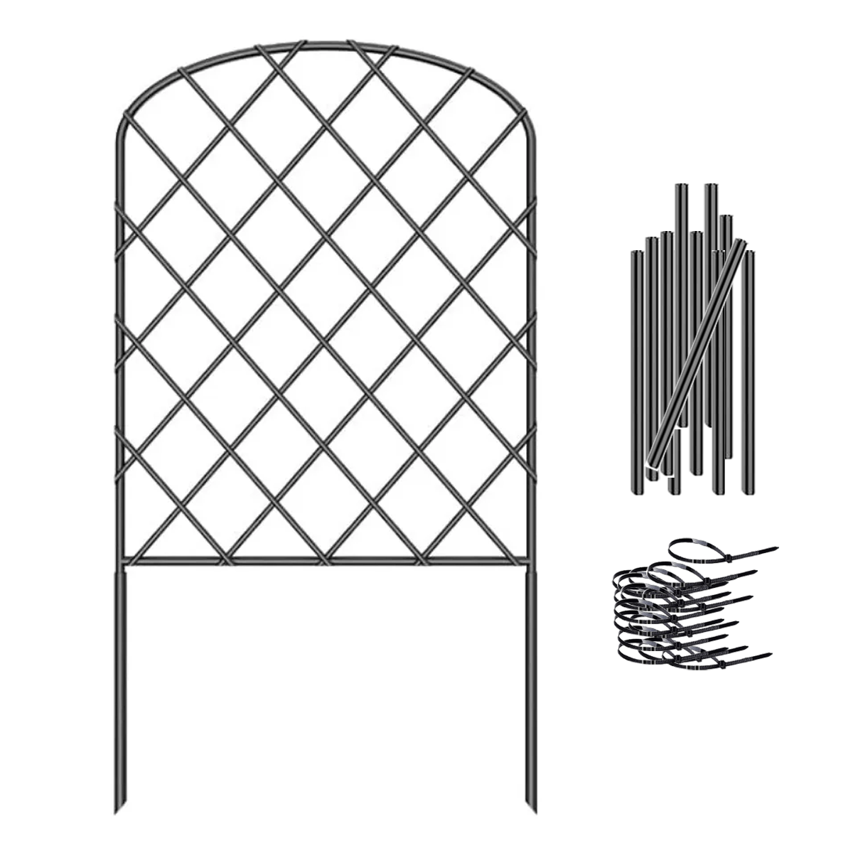 Foto 3 pulgar | Kit de 10 Vallas Decorativas para Jardín Diseño Red