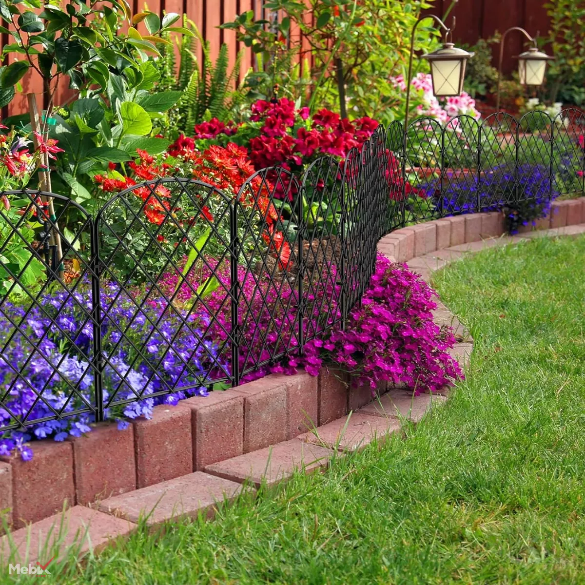 Foto 4 pulgar | Kit de 10 Vallas Decorativas para Jardín Diseño Red