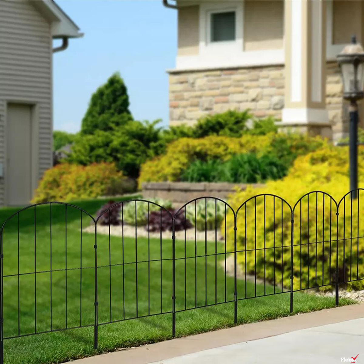 Foto 5 pulgar | Kit de 10 Vallas Decorativas para Jardín Diseño Líneas
