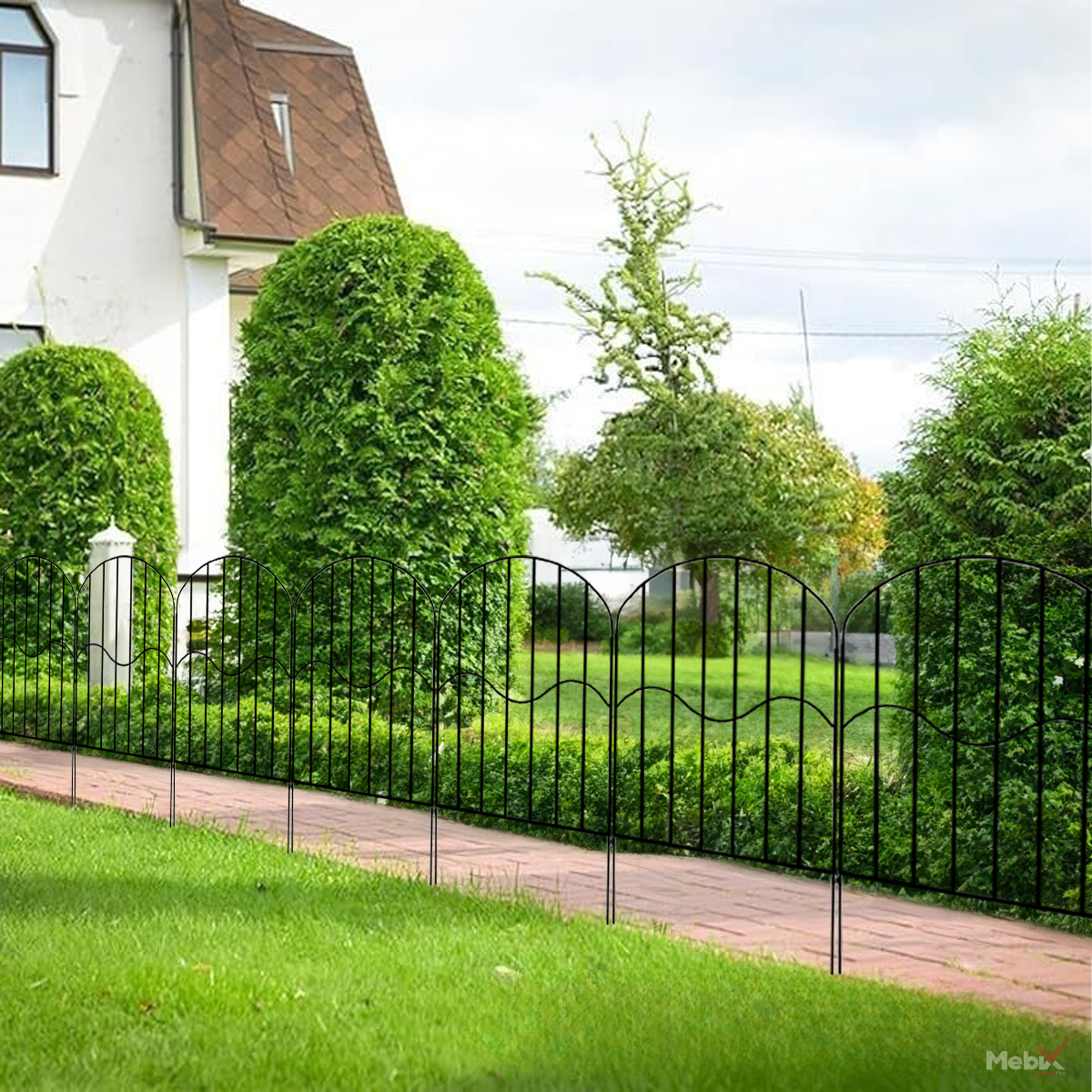Foto 4 pulgar | Kit de 10 Vallas Decorativas para Jardín Diseño Curva
