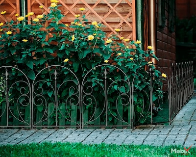 Foto 4 | Kit de 10 Vallas Decorativas para Jardín Diseño Arqueado