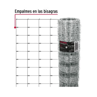 Foto 2 | Rollo Malla Borreguera 1.67m X 50m Acero Galvanizado 42862