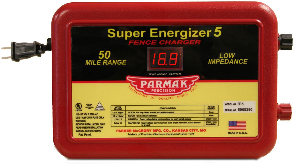 Controlador De Vallas Eléctrico Parmak Se5 504564 Super Energizer 5 - Venta Internacional.