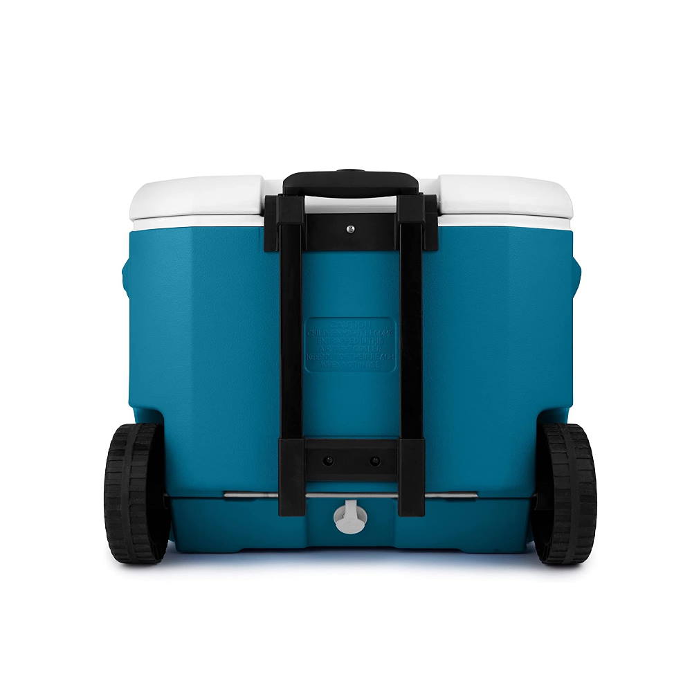 Foto 3 | Hielera con Ruedas Coleman color Azul 60 Qt / 94 Latas