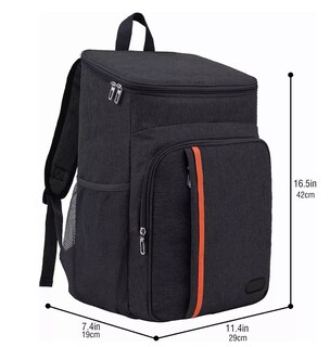 Foto 2 | Mochila Eo Safe Imports Esi5017 Impermeable color Negro