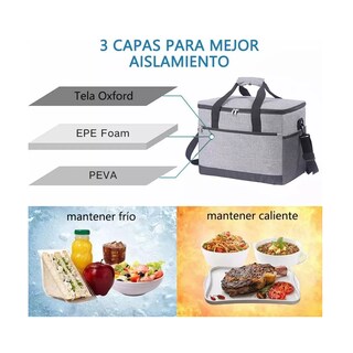 Foto 2 | Hielera Impermeable Portátil Eo Safe Imports Esi-6676 Gris 30 L