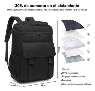 Foto 2 | Hielera Portátil Belug color Negro 35 L