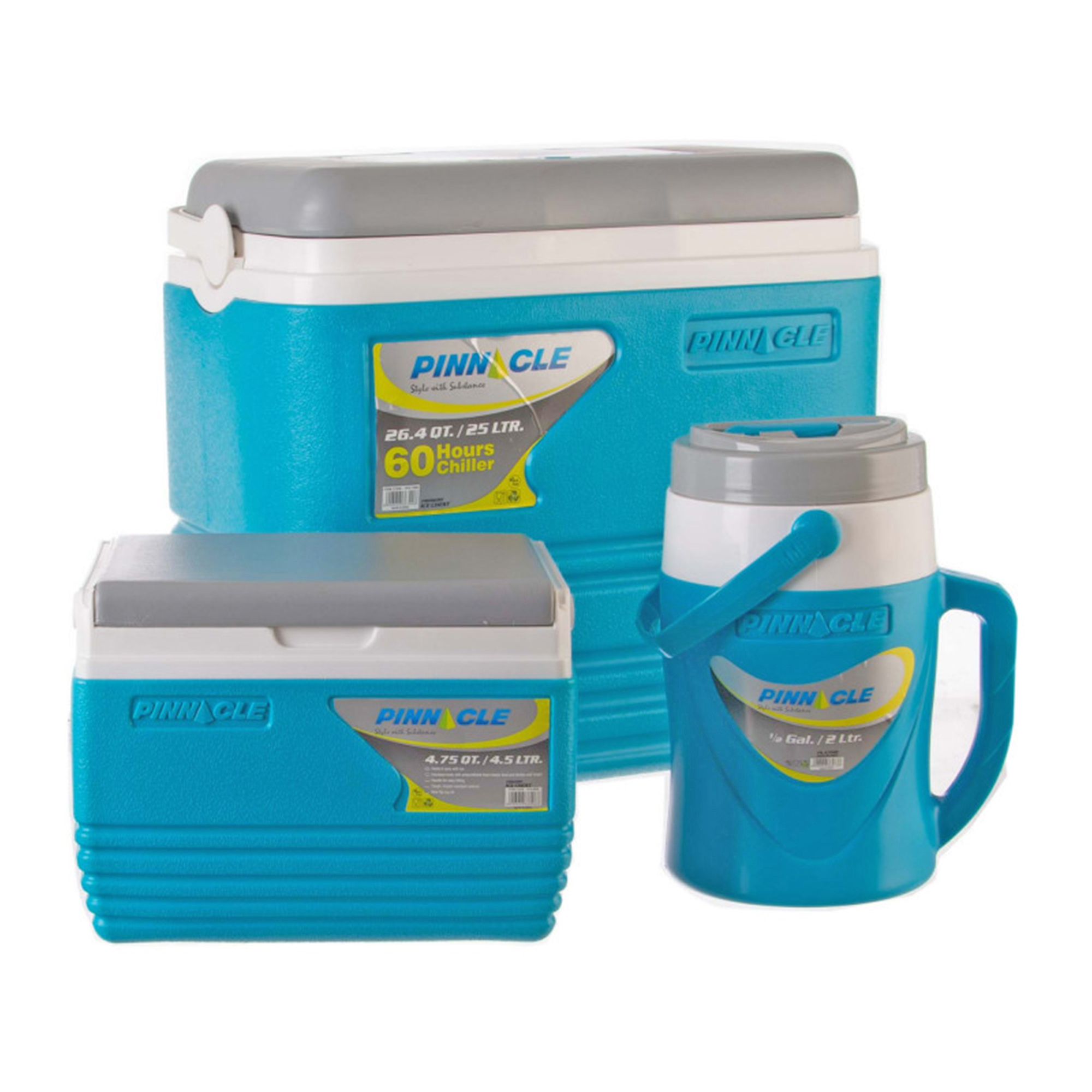 Foto 2 pulgar | Pack 2 Hieleras 25 L 4.5 L Y Termo 2.5 L Aquila Azul