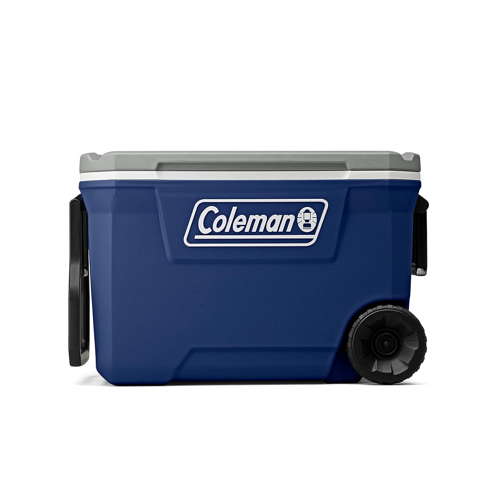 Hielera 62 Qt/58 Lts Con Ruedas Azul Gris Coleman 2179153