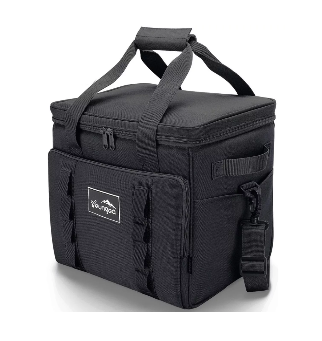 Hielera Impermeable Portatil Bolsa Termica 27l 48 Lata Negro