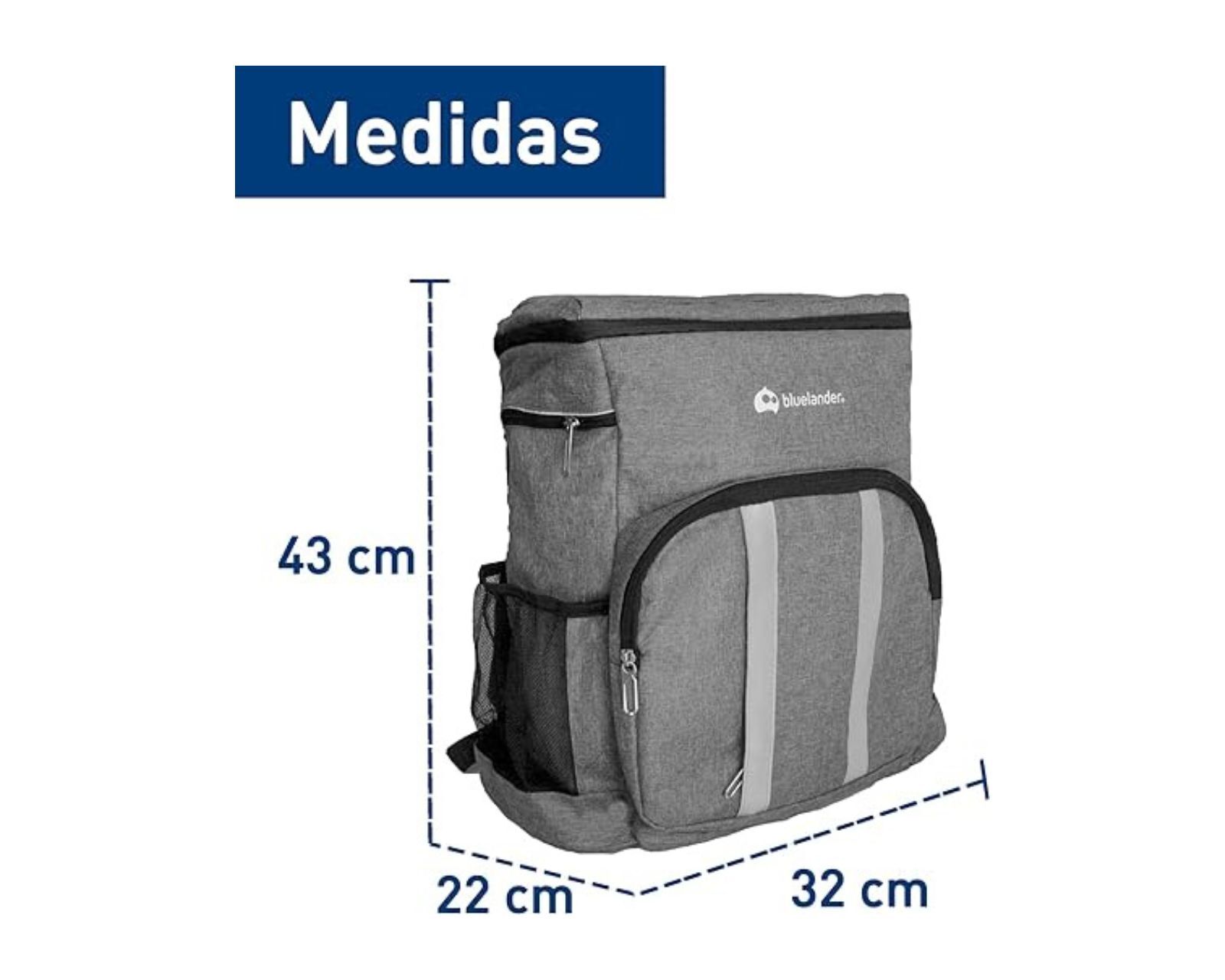 Foto 3 | Hielera Térmica Portatil Bluelander Gris 54 Latas