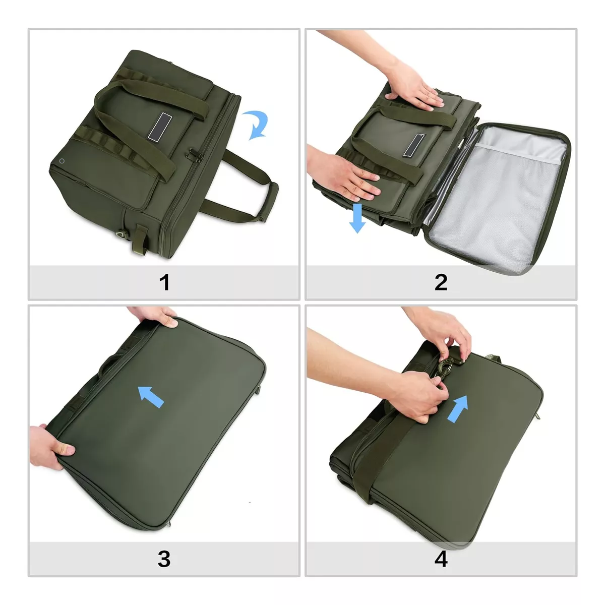 Foto 5 pulgar | Hielera Portátil Bolsa Enfriador Impermeable 30l Eo Safe Imports Esi-13877 Verde