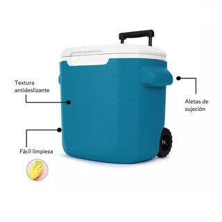 Foto 3 | Hielera C/ruedas 27l Eo Safe Imports Esi-13875 Azul