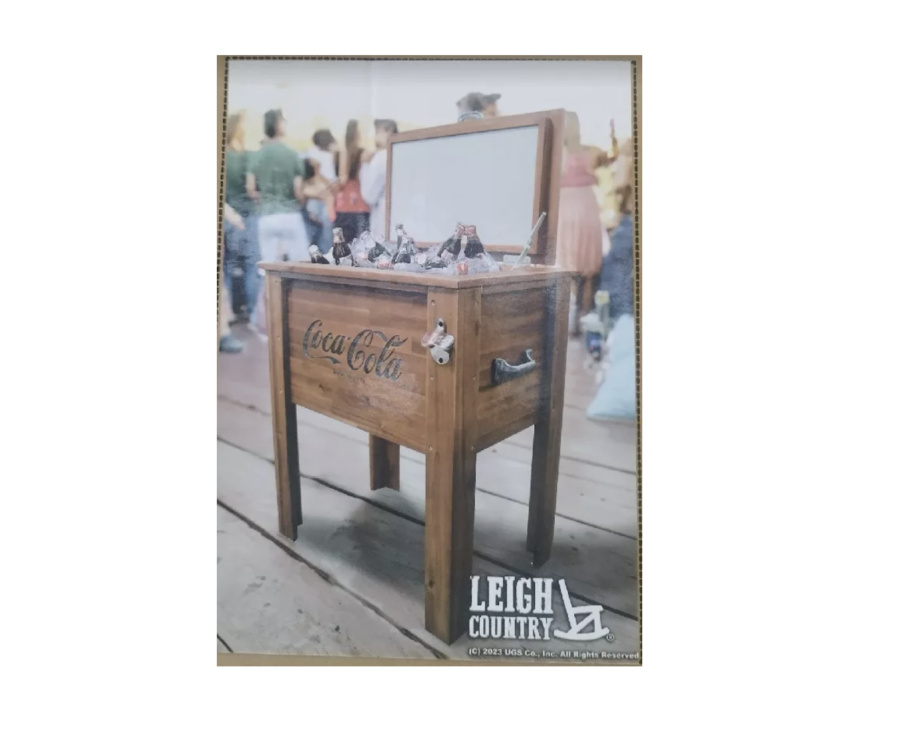 Foto 4 pulgar | Hielera De Madera Estilo Retro Vintage 56 Latas