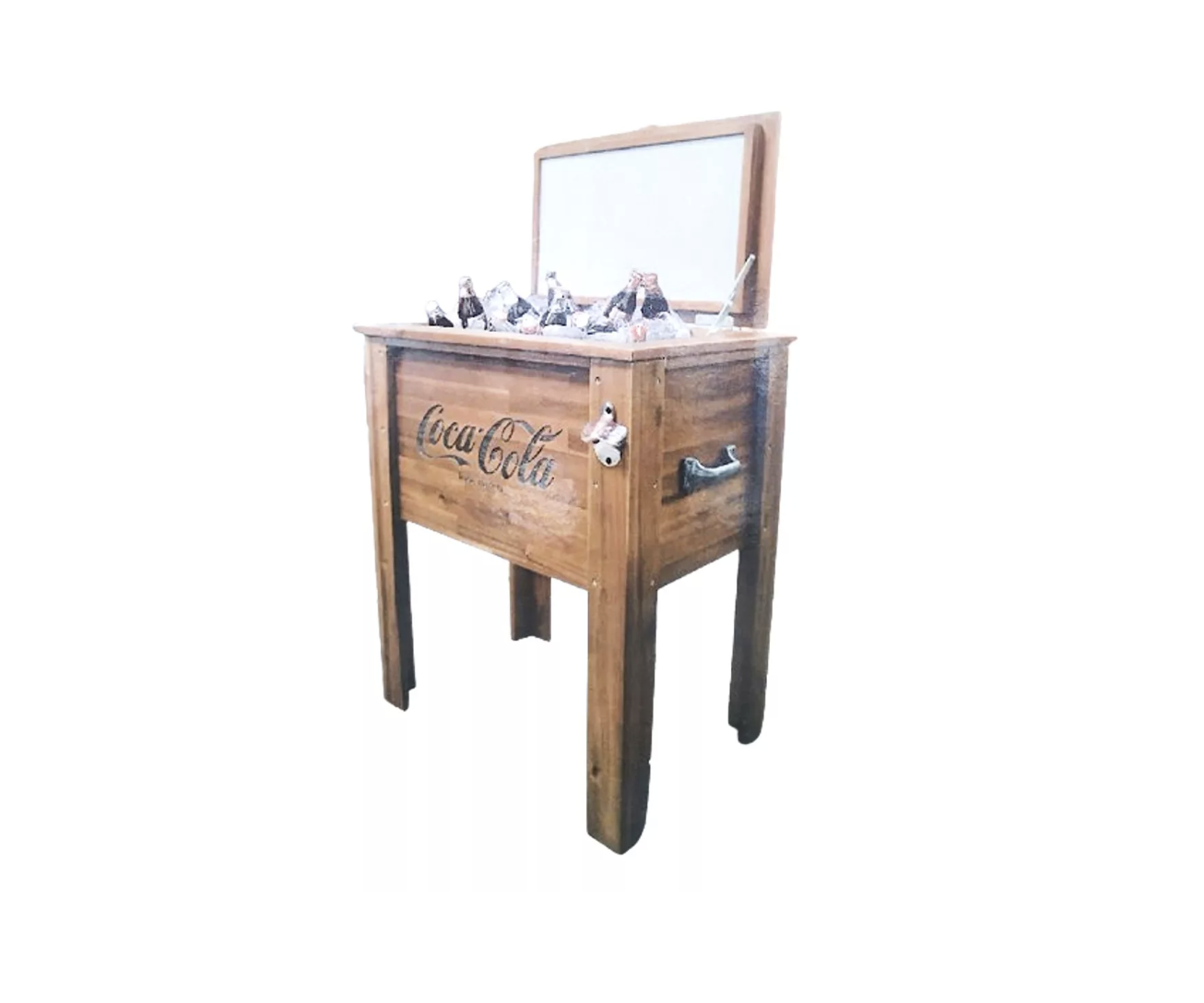 Foto 4 | Hielera De Madera Estilo Retro Vintage 56 Latas