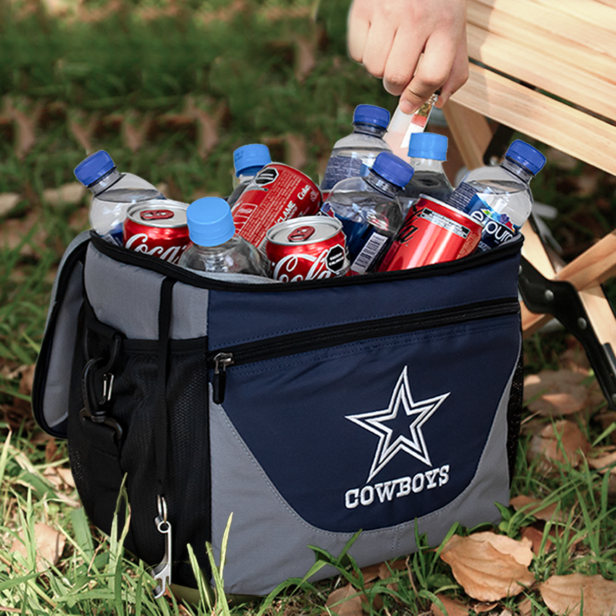 Foto 4 pulgar | Hielera 24 Latas Nfl Dallas Cowboys 100% Original