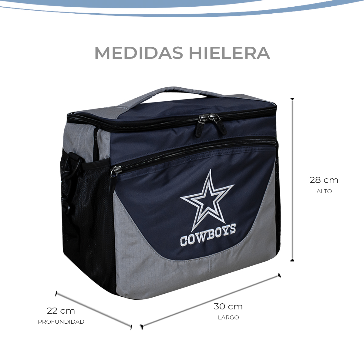 Foto 5 pulgar | Hielera 24 Latas Nfl Dallas Cowboys 100% Original