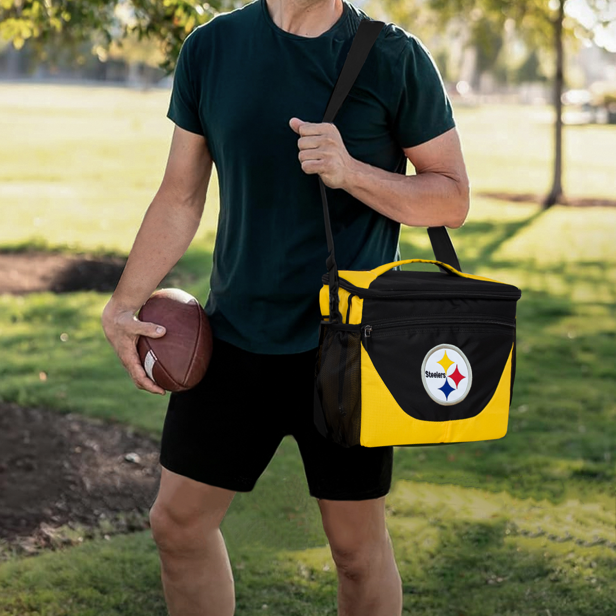 Foto 4 pulgar | Hielera 24 Latas Nfl Pittsburgh Steelers 100% Original