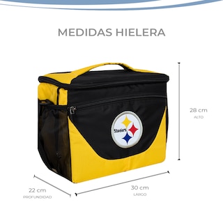 Foto 4 | Hielera 24 Latas Nfl Pittsburgh Steelers 100% Original