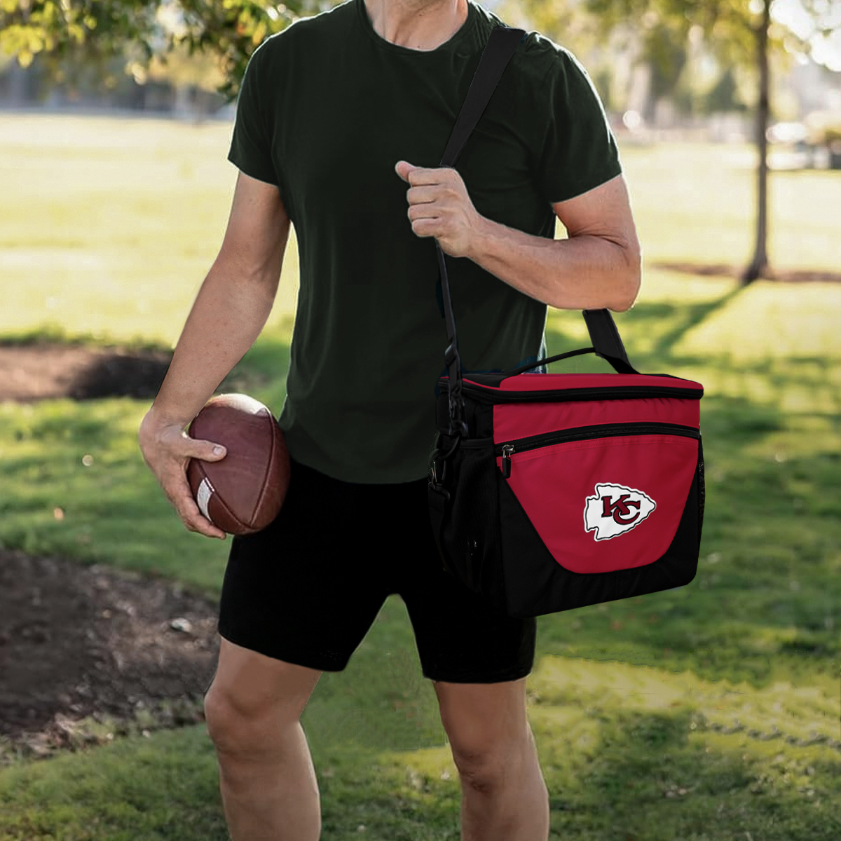 Foto 4 pulgar | Hielera 24 Latas Nfl Kansas City Chiefs 100% Original