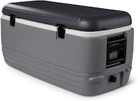 Cooler Igloo Polar De 120 Cuartos De Galón, Gris, Resistente A Manchas Y Olores - Venta Internacional.