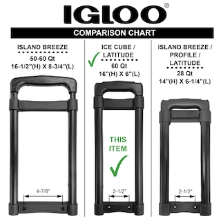 Foto 2 | Empuñadura Telescópica De Repuesto Para Igloo Ice Cube/latitude 60qt - Venta Internacional.