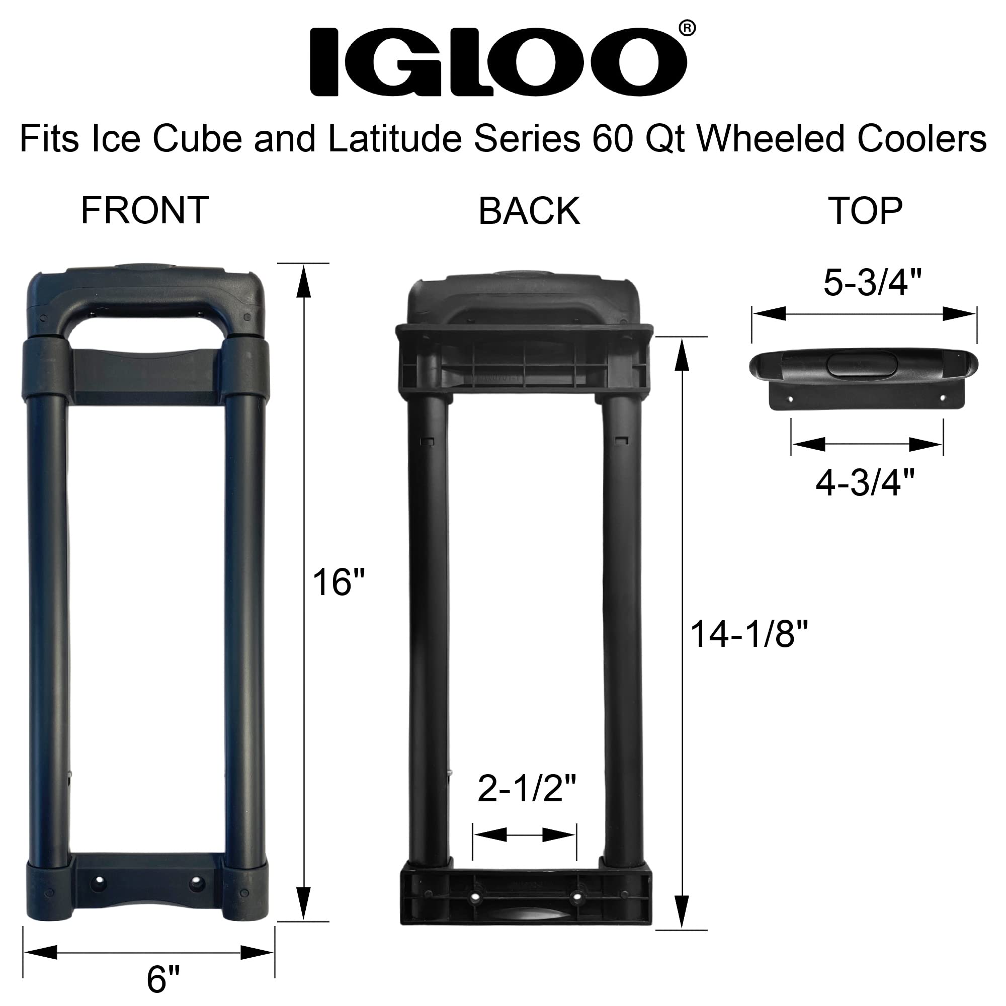 Foto 3 | Empuñadura Telescópica De Repuesto Para Igloo Ice Cube/latitude 60qt - Venta Internacional.