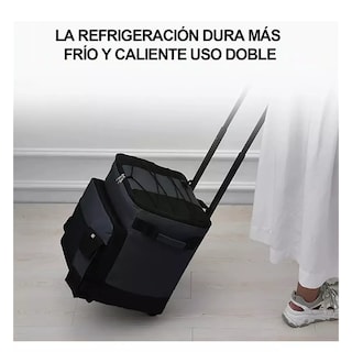 Foto 4 | Language Hielera Con Ruedas Bolsa Térmica Portátil 43l Eo Safe Imports Esi-13881-1 Negro