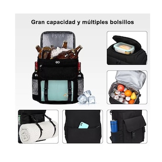 Foto 3 | Hielera Portatil Impermeable Y A Prueba De Fugas 35l Eo Safe Imports Esi-7468-1 Negro
