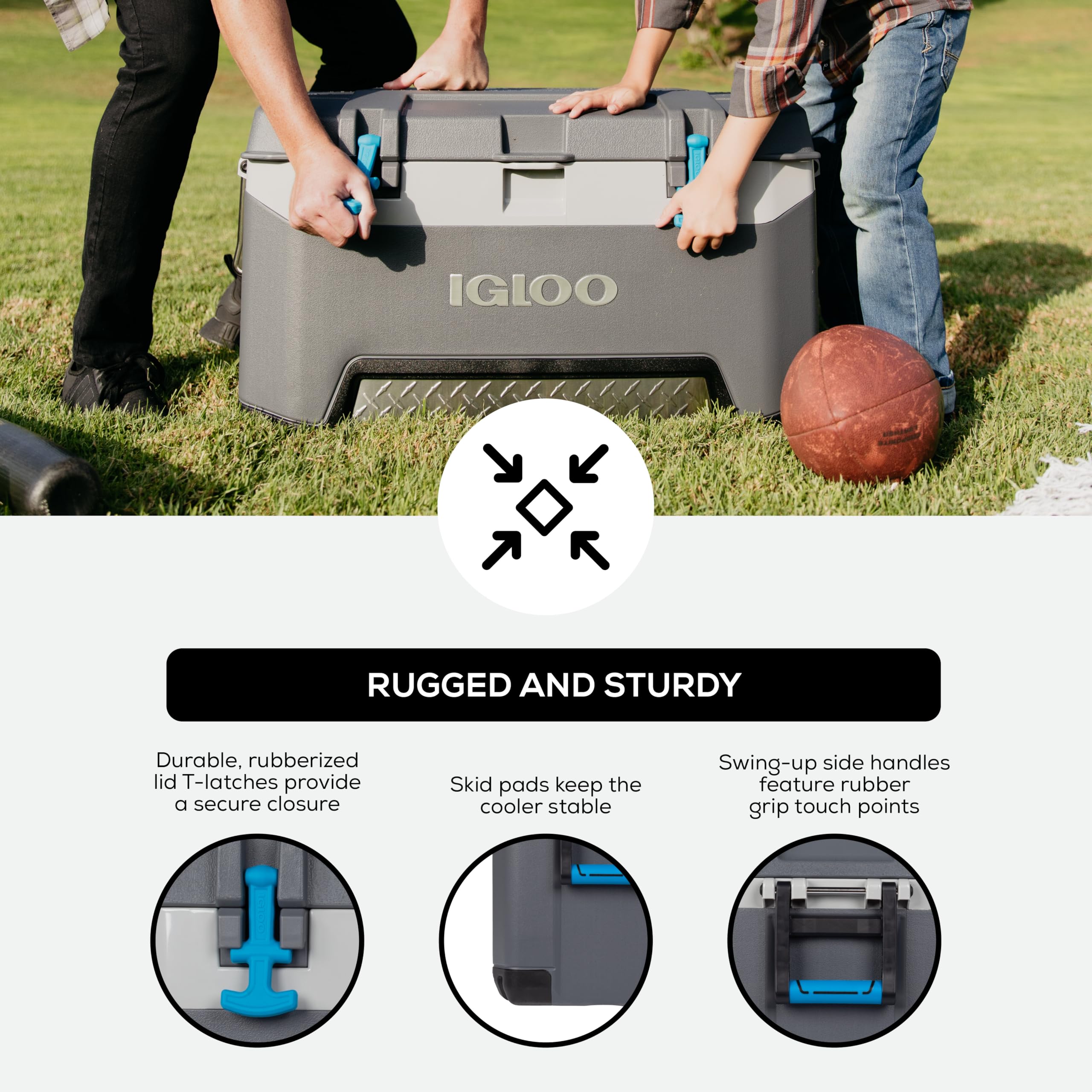 Foto 5 pulgar | Hielera Cooler Igloo De Un Cuarto De Galón Con Tecnología Cool Riser - Venta Internacional.