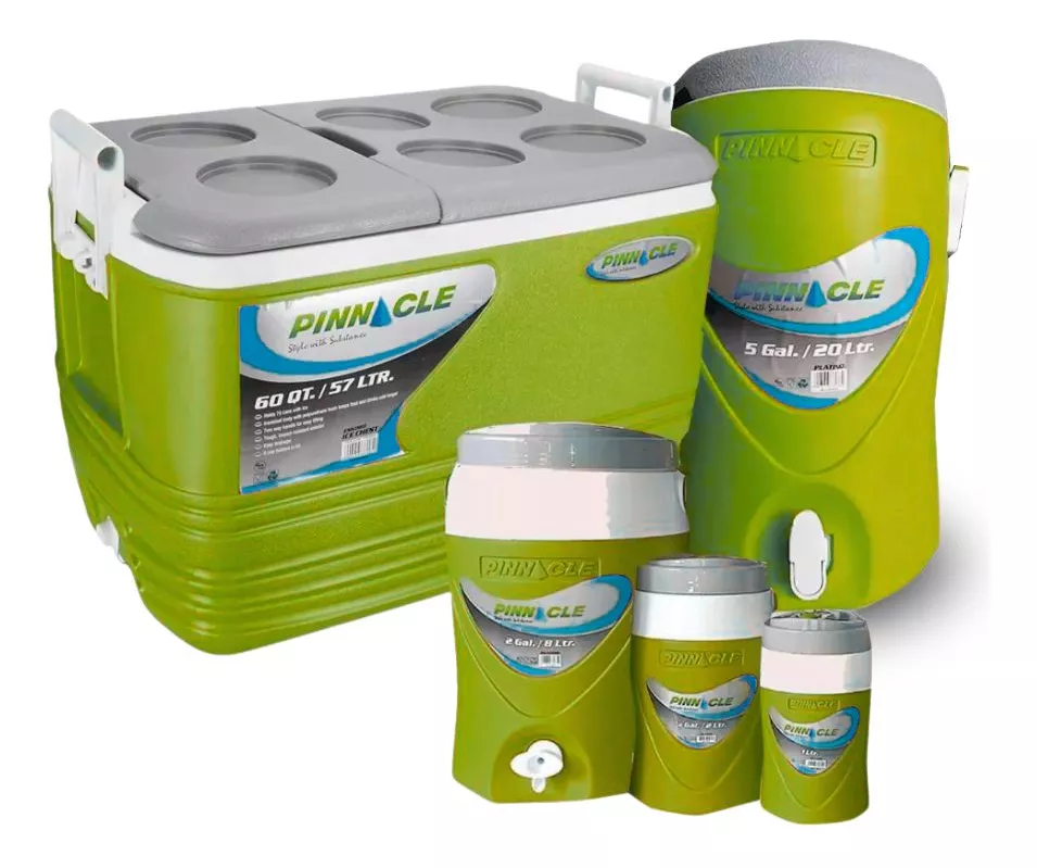 Combo 1 Hielera 57lt + 3 Termos 1, 2, 8 Y 20lts Pinnacle