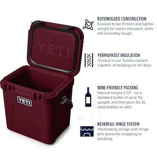 Foto 3 | Hielera Yeti Roadie 24 Wild Vine Red Con Capacidad De 24 Litros - Venta Internacional.