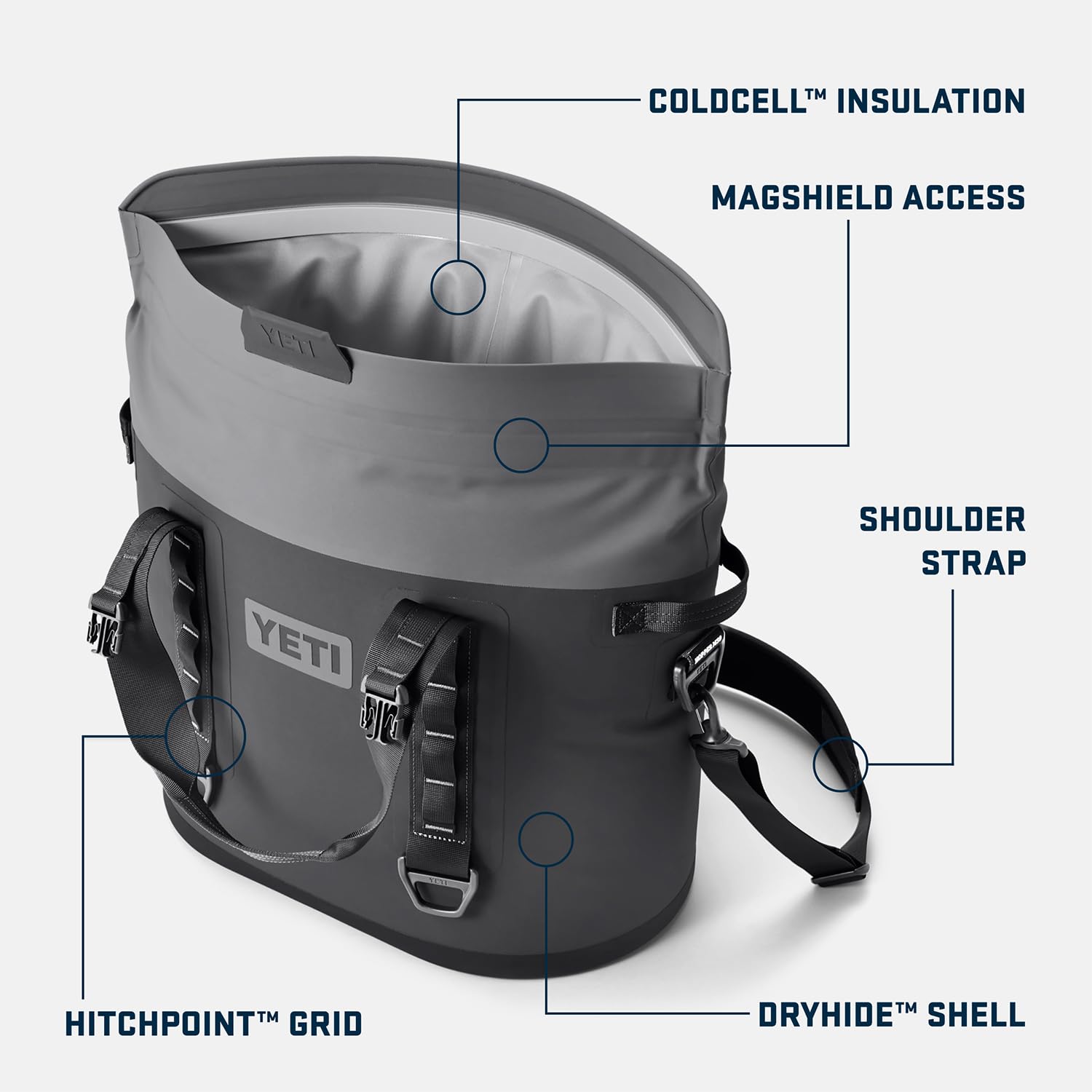 Foto 5 pulgar | Enfriador Blando Portátil Yeti Hopper M30 Magshield Access Negro - Venta Internacional.