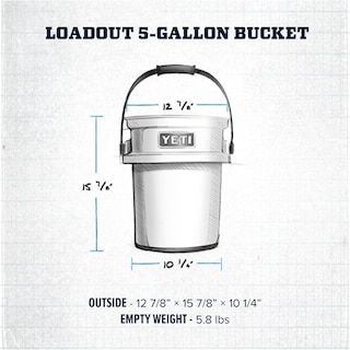 Foto 2 | Cuchara Yeti Loadout, 19 L, Resistente A Los Impactos, Para Pesca O Utilitaria, Roja - Venta Internacional.