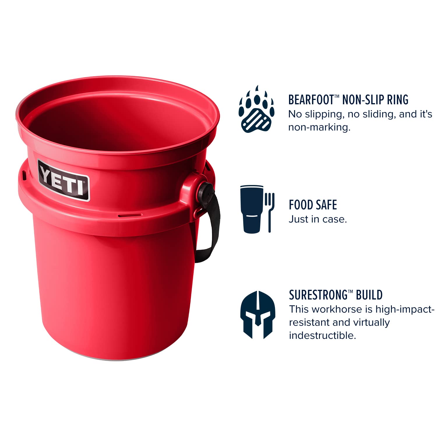 Foto 4 pulgar | Cuchara Yeti Loadout, 19 L, Resistente A Los Impactos, Para Pesca O Utilitaria, Roja - Venta Internacional.