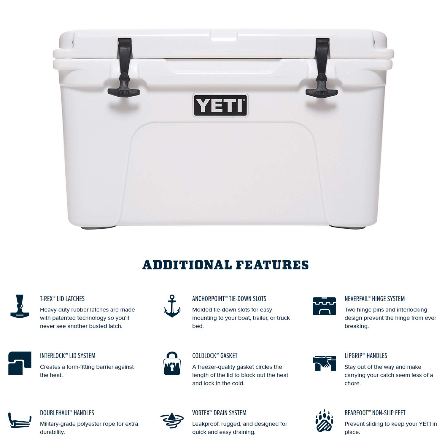 Foto 7 pulgar | Nevera Yeti Tundra 45 Blanca - Venta Internacional.